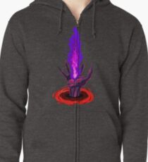 Verletzung Hand Hoodie mit Reißverschluss