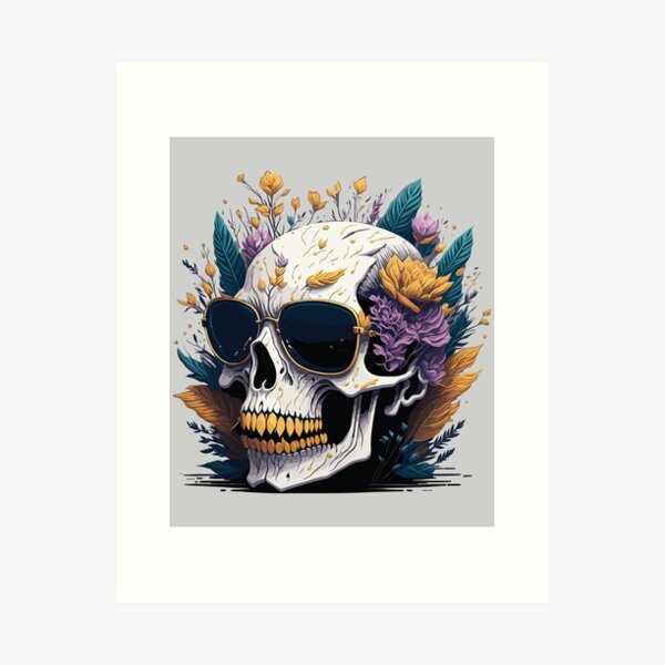 Head Skull Art Print