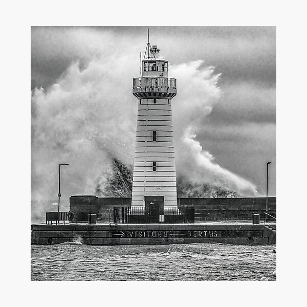 The Storm: Donaghadee Habrour / Lighthouse / Lifeboat  (5) Photographic Print