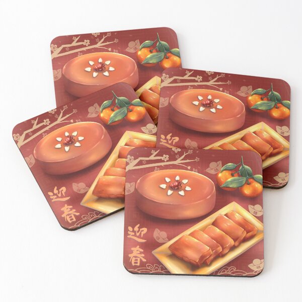 Item preview, Sticky Rice Cake with Mandarin Orange  designed and sold by paruScribbles.