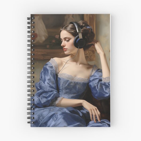 Item preview, The Listener | Altered Vintage Portrait Art designed and sold by Altered Pixels.