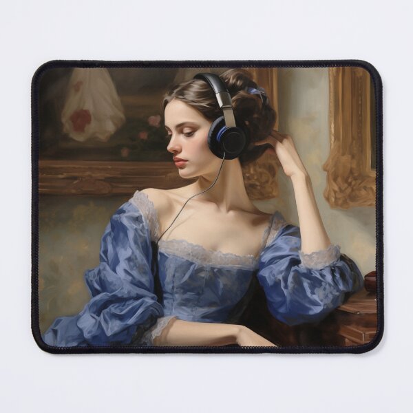 Item preview, The Listener | Altered Vintage Portrait Art designed and sold by Altered Pixels.