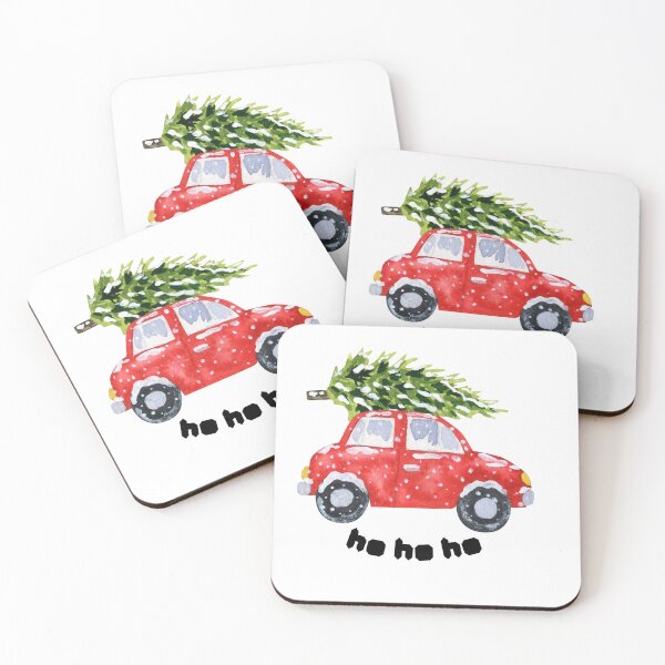 Item preview, Car carrying christmas tree designed and sold by PearlenePearls.