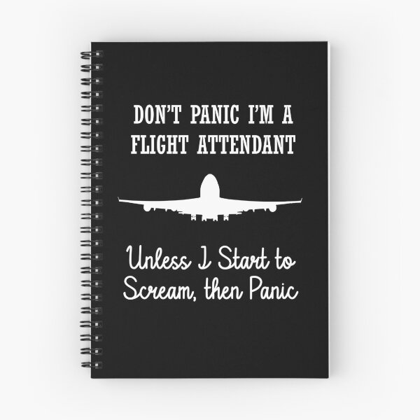 Item preview, Don't Panic I'm A Flight Attendant designed and sold by PJDesignsESP.