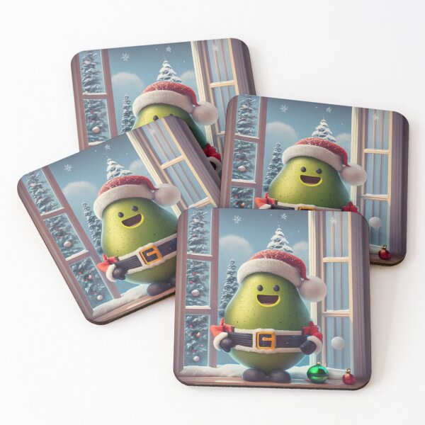 Item preview, Christmas Avocado in Santa's Hat designed and sold by Studio-DesignWw.