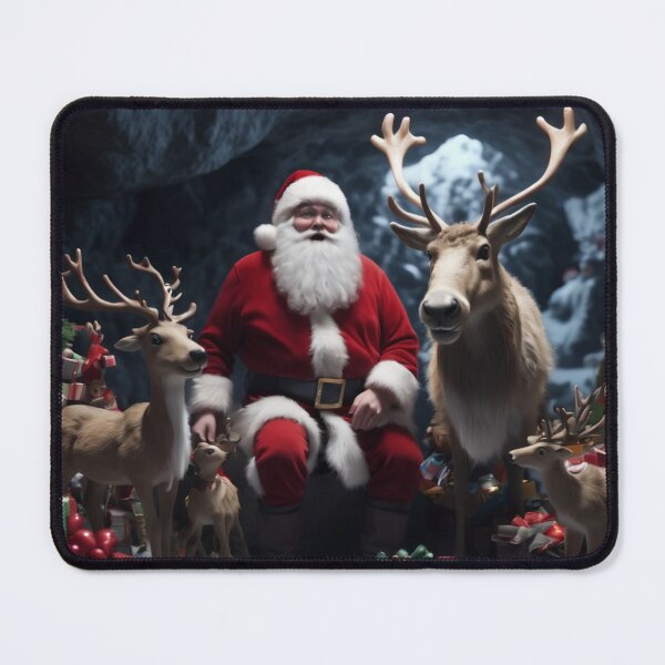 Item preview, Father Christmas and his Reindeer at the North Pole designed and sold by KALEIDOSCOPE UK.