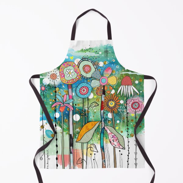 Item preview, Where the Wildflowers Grow Abstract Art designed and sold by FeralLaFemme.
