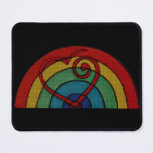 Item preview, Rainbow heart spotted designed and sold by FlossOrFi.