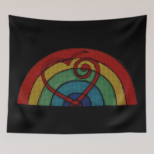 Item preview, Rainbow heart spotted designed and sold by FlossOrFi.