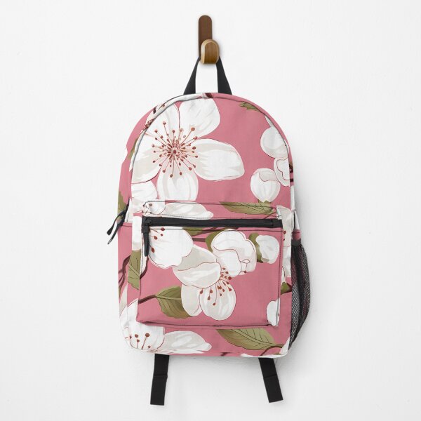 Artikelvorschau, Missouri Hawthorn Blossom State Flower Design Bloom Pink White Green entworfen und verkauft von Lumora.Studio.
