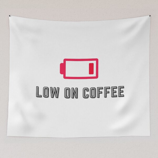 Item preview, Low on Coffee Merch designed and sold by techtrinket.