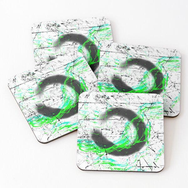 Item preview, Abstract Open Circle designed and sold by blackink-design.