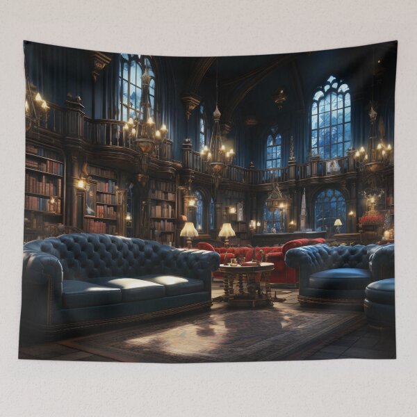 Item preview, Twilight Whispers in the Grand Library designed and sold by oanaunciuleanu.