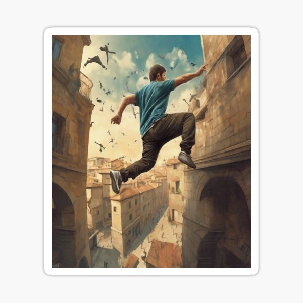 Item preview, Parkour-The Spectacular Jump designed and sold by Artisticanvas.