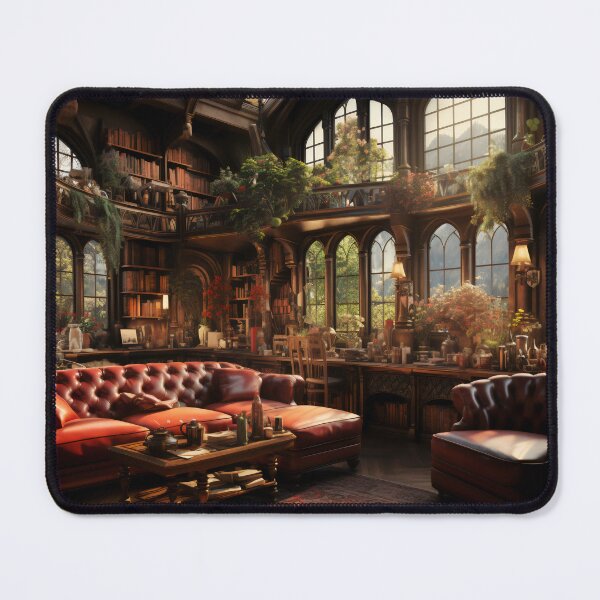 Item preview, Twilight Whispers in the Grand Library designed and sold by oanaunciuleanu.