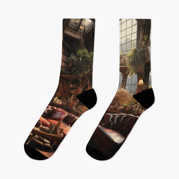 Item preview, Twilight Whispers in the Grand Library designed and sold by oanaunciuleanu.