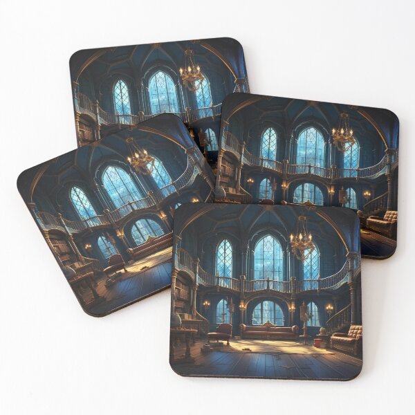 Item preview, Twilight Whispers in the Grand Library designed and sold by oanaunciuleanu.