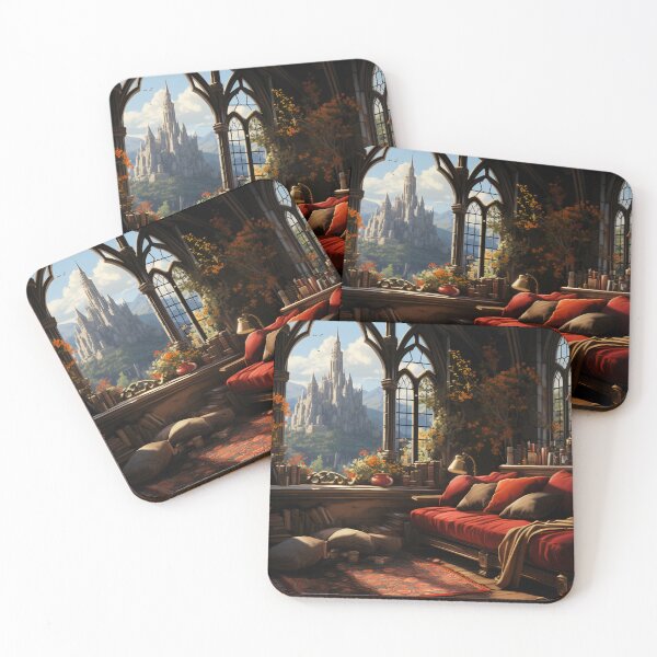 Item preview, Twilight Whispers in the Grand Library designed and sold by oanaunciuleanu.