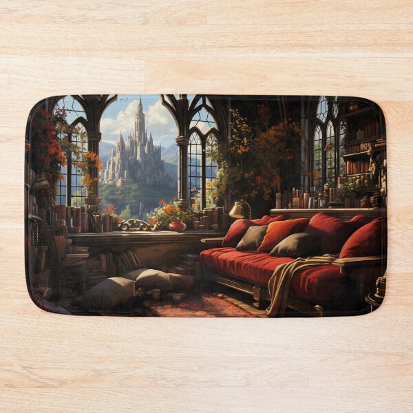 Item preview, Twilight Whispers in the Grand Library designed and sold by oanaunciuleanu.