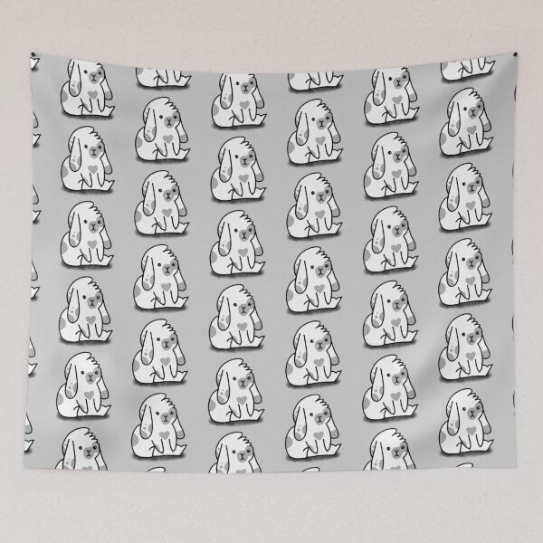 Item preview, Cute sitting White Bun Bunny designed and sold by jazzydevil.