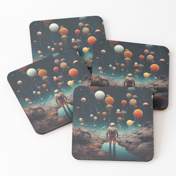 Item preview, astronaut balloon space river designed and sold by Davidshadowing.
