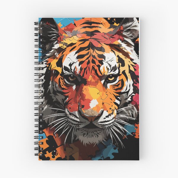 Item preview, Tiger's Radiant Roar - A Colorful Expression of Power. designed and sold by SandArtz.