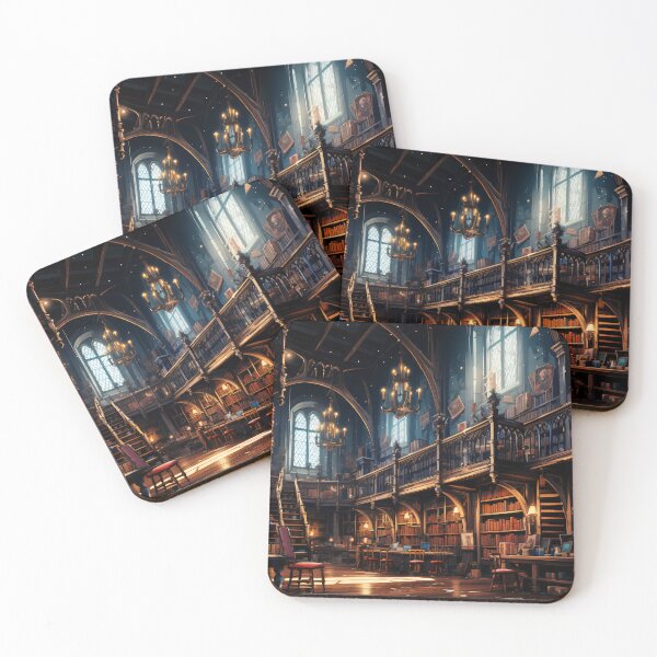 Item preview, Twilight Whispers in the Grand Library designed and sold by oanaunciuleanu.