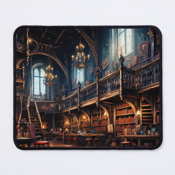 Item preview, Twilight Whispers in the Grand Library designed and sold by oanaunciuleanu.