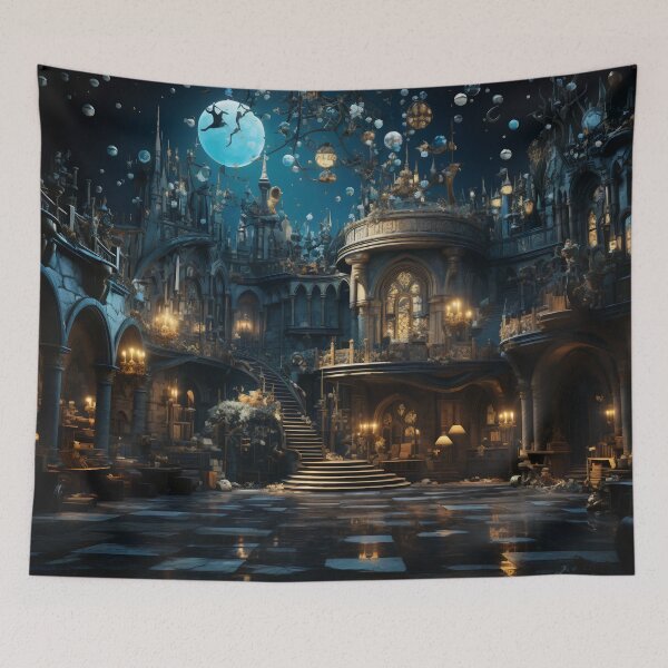 Item preview, Twilight Whispers in the Grand Library designed and sold by oanaunciuleanu.