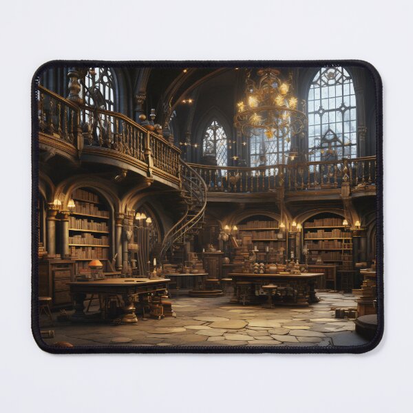 Item preview, Twilight Whispers in the Grand Library designed and sold by oanaunciuleanu.
