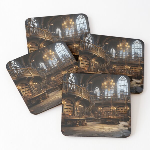 Item preview, Twilight Whispers in the Grand Library designed and sold by oanaunciuleanu.