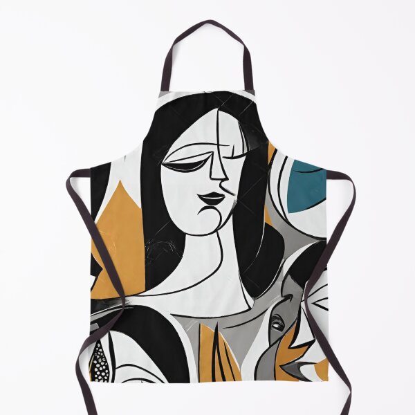 Item preview, Woman cubism Geometry - vintage pattern designed and sold by Seremet.