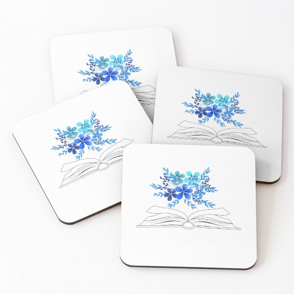 Item preview, Open Book With Flowers designed and sold by DESIGNERSSHOPP.