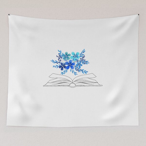 Item preview, Open Book With Flowers designed and sold by DESIGNERSSHOPP.