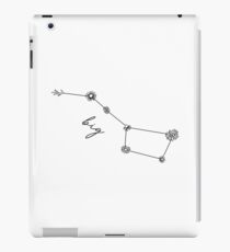 Floral Big Dipper Konstellation iPad-Hülle & Klebefolie