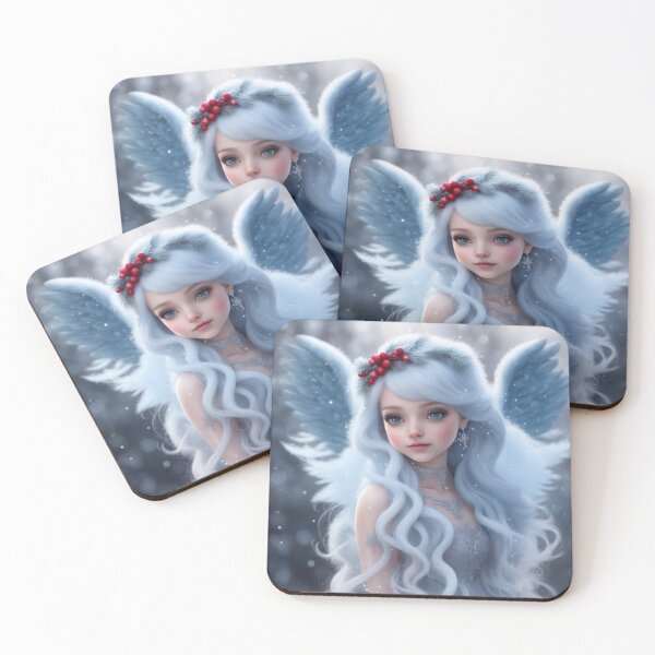 Item preview, Christmas winter angel designed and sold by WaryTales.