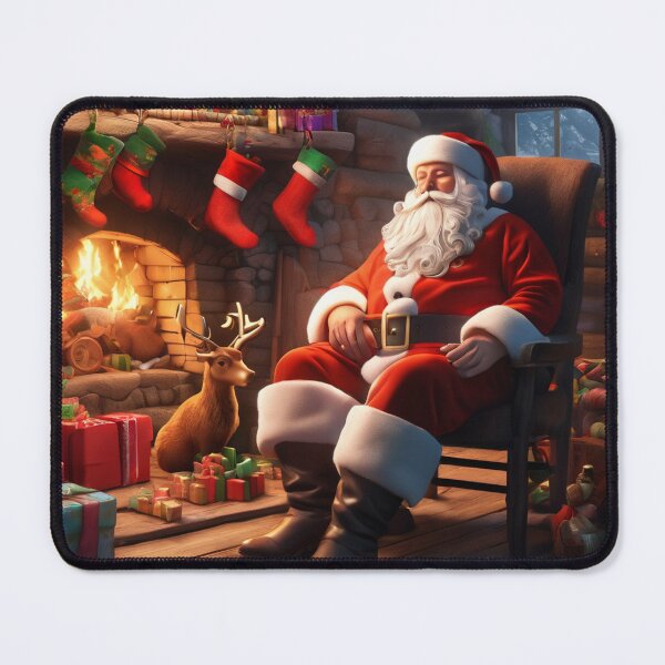 Item preview, Father Christmas in his Cabin in the North Pole on Xmas Eve designed and sold by KALEIDOSCOPE UK.