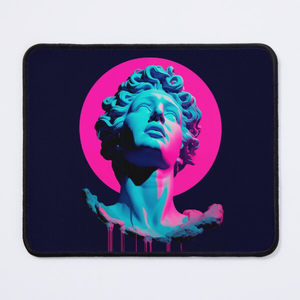 Item preview, Greek Aesthetic Vaporwave Moon Retro 90s designed and sold by AlvaroMeurer.