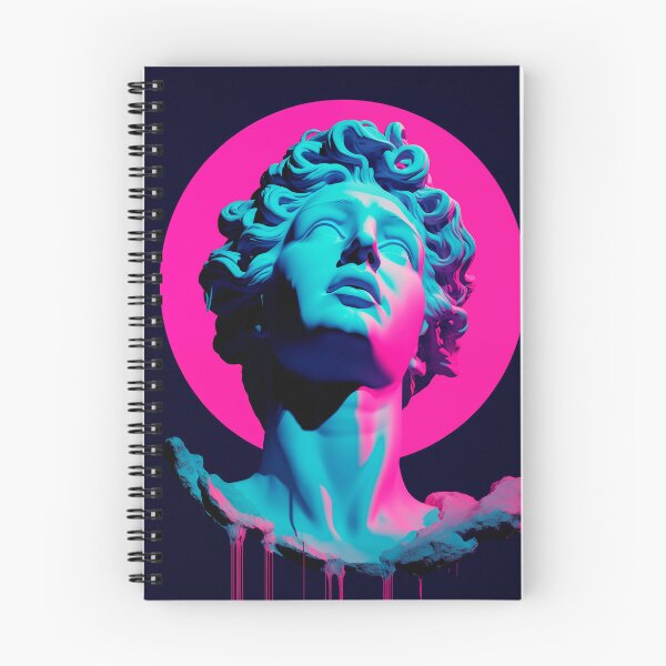 Item preview, Greek Aesthetic Vaporwave Moon Retro 90s designed and sold by AlvaroMeurer.