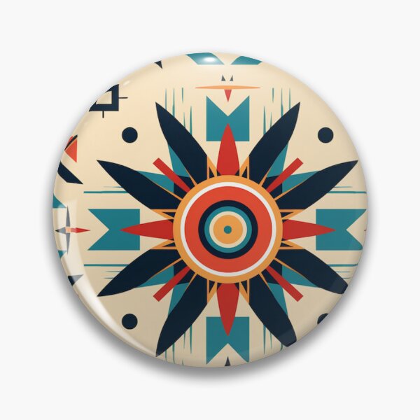 Item preview, Sun Star Geometry | Indigenous Art Deco Seamless Pattern designed and sold by FairX.