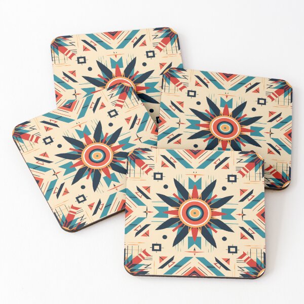 Item preview, Sun Star Geometry | Indigenous Art Deco Seamless Pattern designed and sold by FairX.