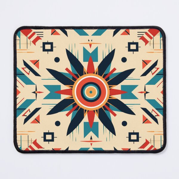 Item preview, Sun Star Geometry | Indigenous Art Deco Seamless Pattern designed and sold by FairX.