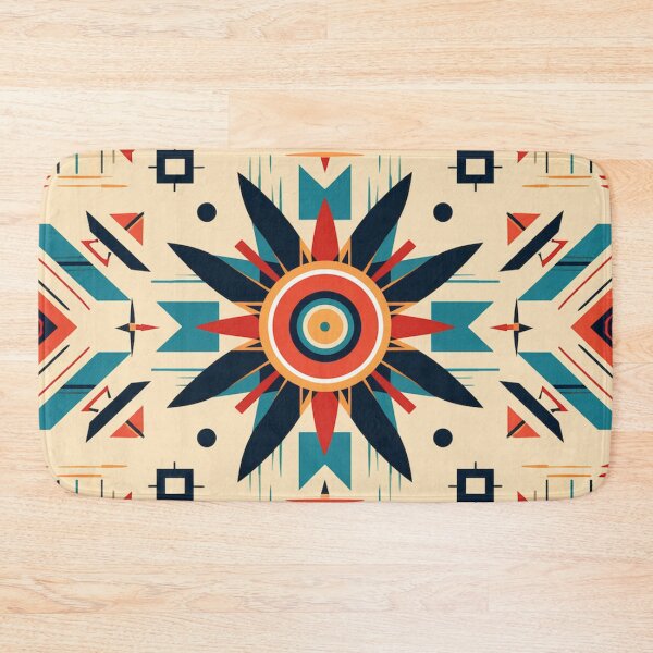 Item preview, Sun Star Geometry | Indigenous Art Deco Seamless Pattern designed and sold by FairX.