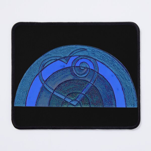 Item preview, Rainbow heart blue designed and sold by FlossOrFi.