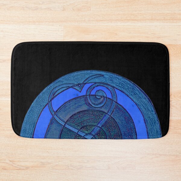 Item preview, Rainbow heart blue designed and sold by FlossOrFi.