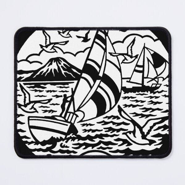 Item preview, Sailing with Mt Fuji Japan - White designed and sold by mattraski.