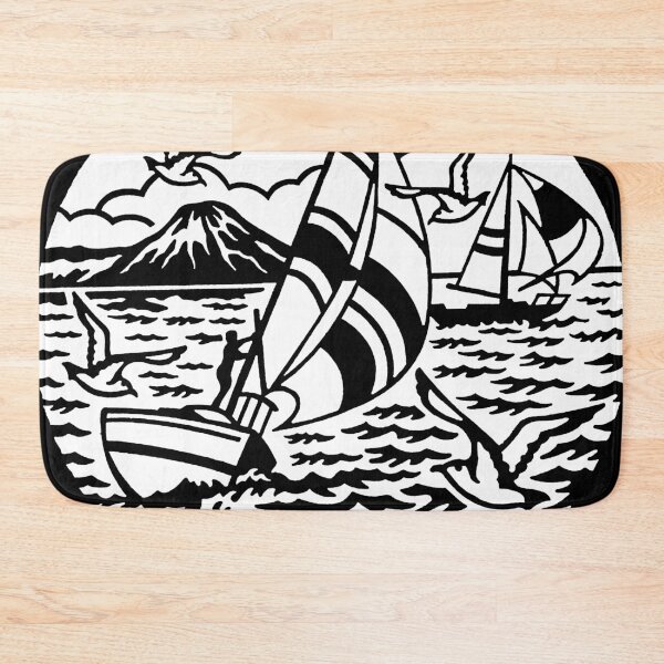Item preview, Sailing with Mt Fuji Japan - White designed and sold by mattraski.