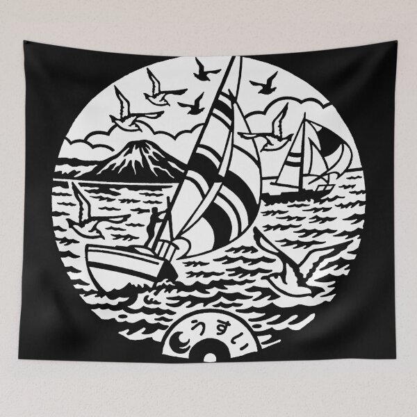 Item preview, Sailing with Mt Fuji Japan - White designed and sold by mattraski.