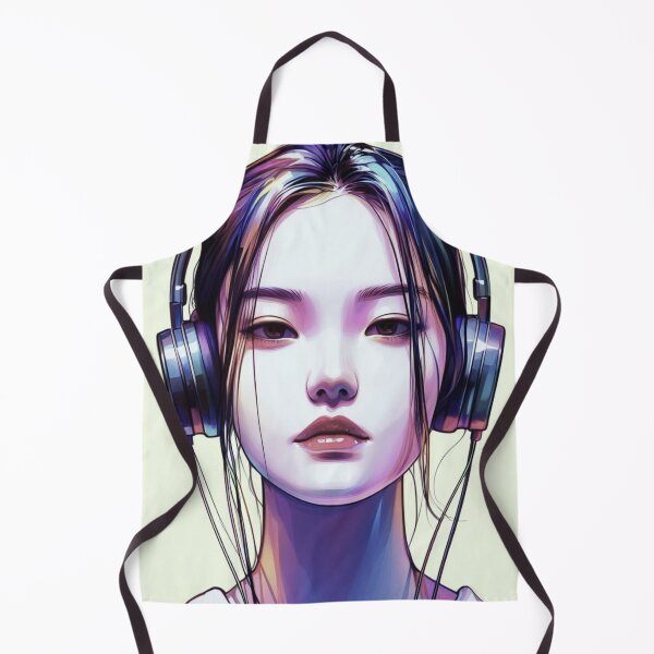 Item preview, A girl listening to music. designed and sold by growing-mom.