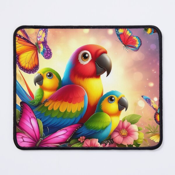 Item preview, Tropical Wings: A Palette of Parrot Hues designed and sold by Daniel Dudgeon.